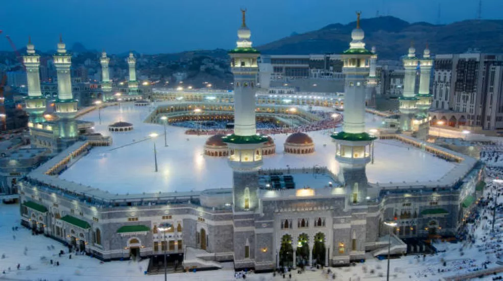 view of holy city of Mecca